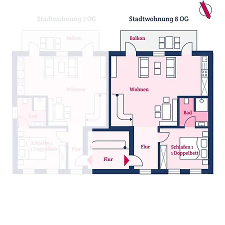 Stadtwohnung 8 Apartment